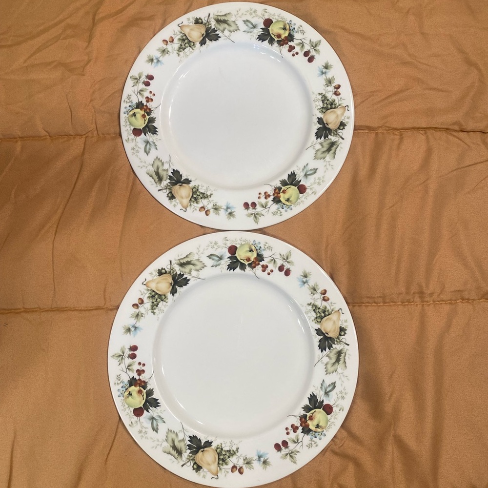 Royal Doulton Miramont 2 Dinner Plates 10 5/8 in